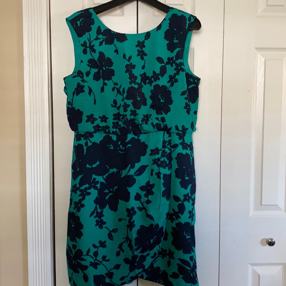 Ann Taylor 14Petite Floral Sleeveless Dress- Worn Once.